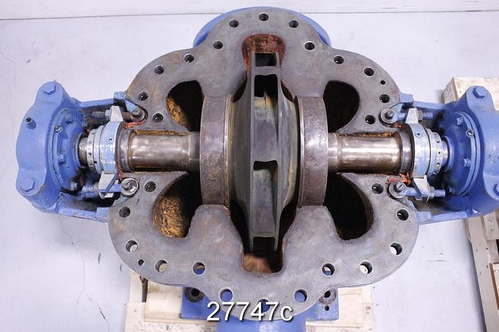Used Peerless 8A16B Single Stage Split Case Pump, 8x10x16, 16 1/4" Impeller, Bronze Impeller #27747