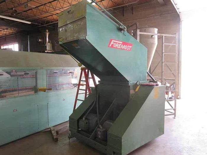 Used DUAL 50 HP MOTOR FOREMOST GRANULATOR MODEL HD8