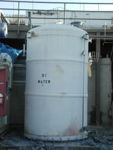 Used Tank, 2,000 Gallon, FRP, 6' X 9-1/2', DT/FB, #C732122