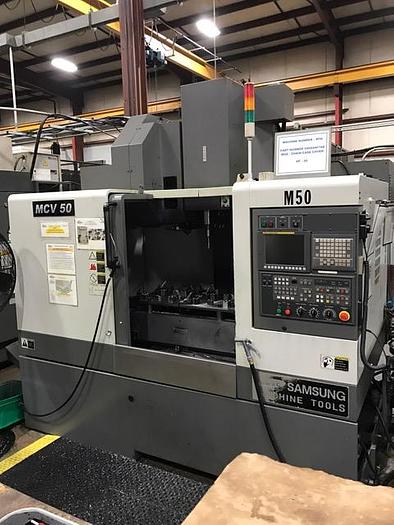 Used SAMSUNG MCV50 35" X 19' X 20" VMC NEW 2012