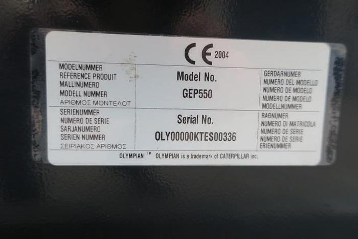 Usato 2004 Olympian GEP550 - 500 KVA