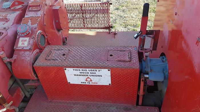 Used 1987 Pacific 4 Axle Carrier Style Oilfield Pump / Kill Truck