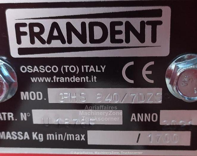 2021 Frandent 840 /7 GRHS DZSP Super Pro
