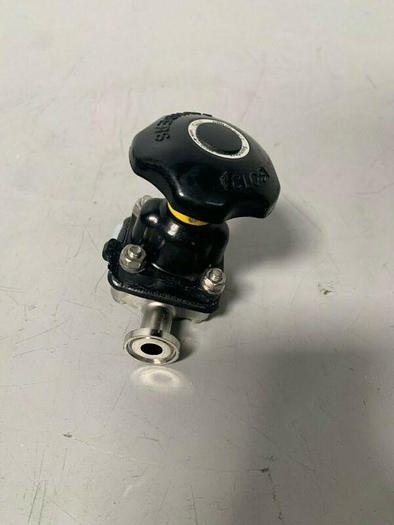 Used Crane-Saunders 4-77696-3-1 Stainless Steel .5" Diaphragm Valve