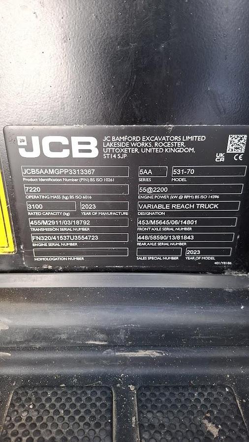 2023 JCB 531-70