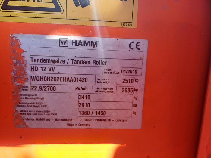 Used HAMM HD12 VV