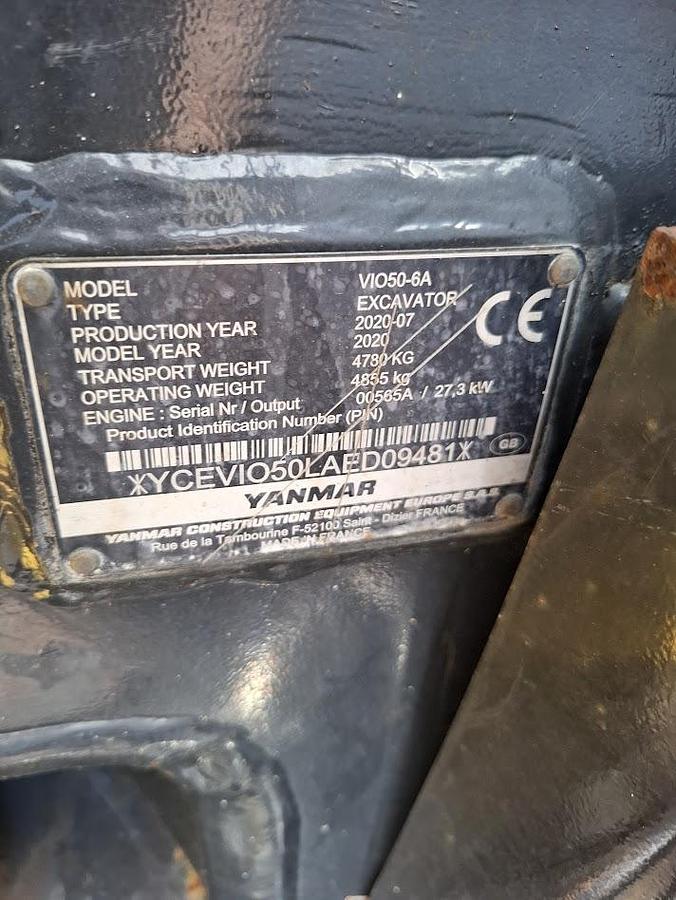 Used Yanmar Vi050