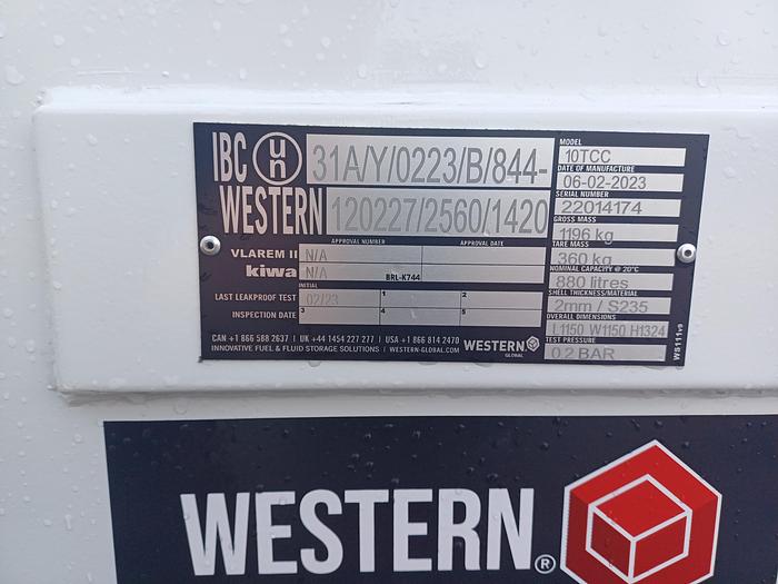 Western Bunded fuel tank – Model TCC