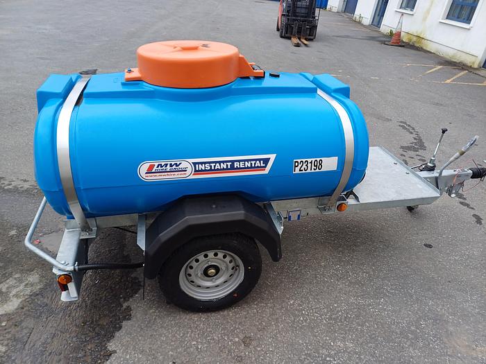 Used ROAD TOW WATER BOWSER 1125 c/w PETROL PUMP & SPRAY BAR