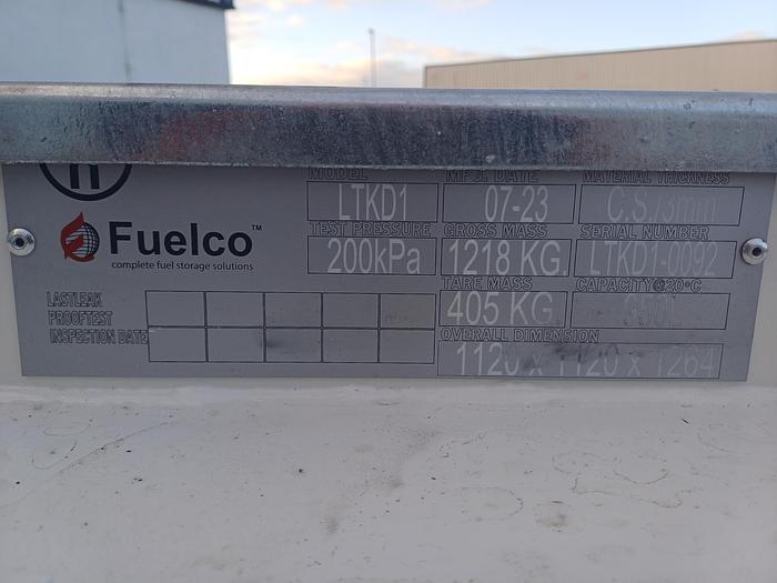 Fuelco LTKD1 950 Litre Tank