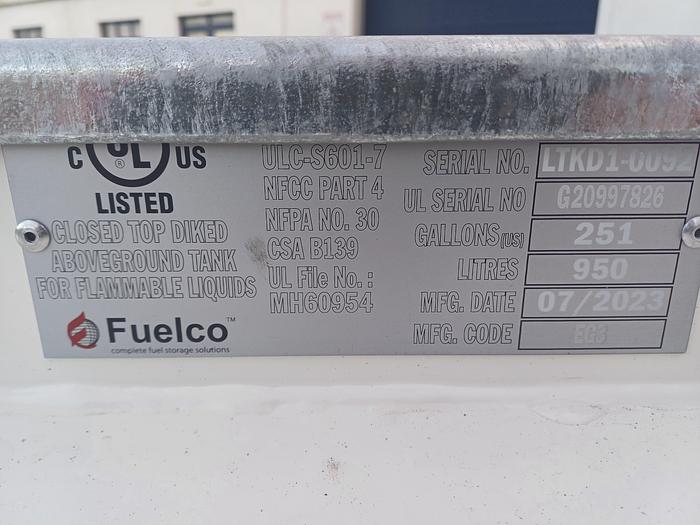 Fuelco LTKD1 950 Litre Tank