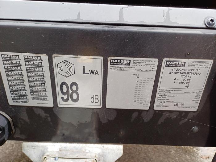 Used Kaeser HPC Mobilair M82
