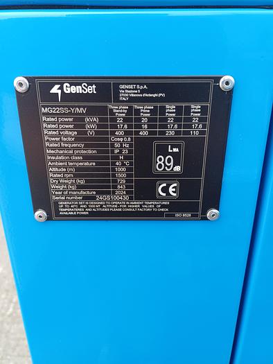Genset MG22SS-Y/MV