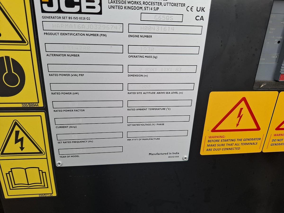 Used 2024 JCB G65QS