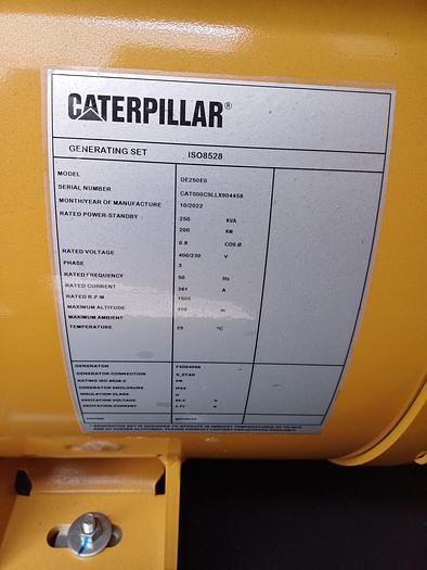 CAT DE250E0 Generator