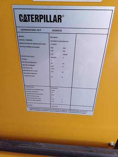 Used DE 165E0 Generator