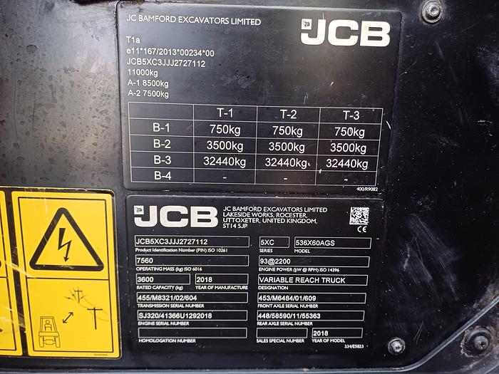 Used JCB 536-60 Agri Super