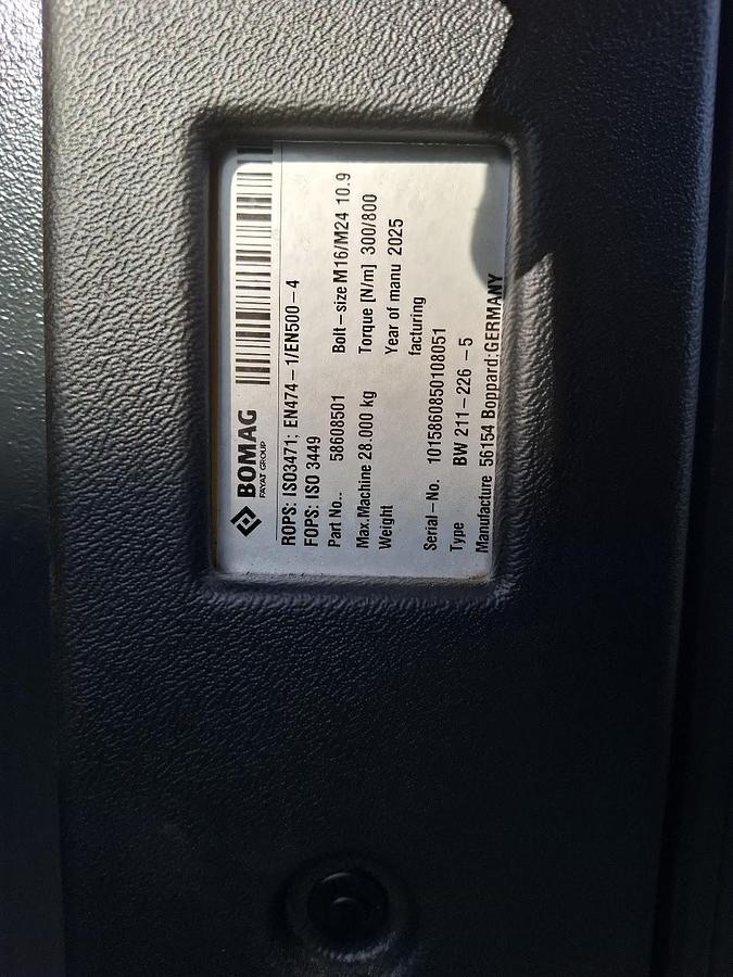 Used Bomag BW 213 D