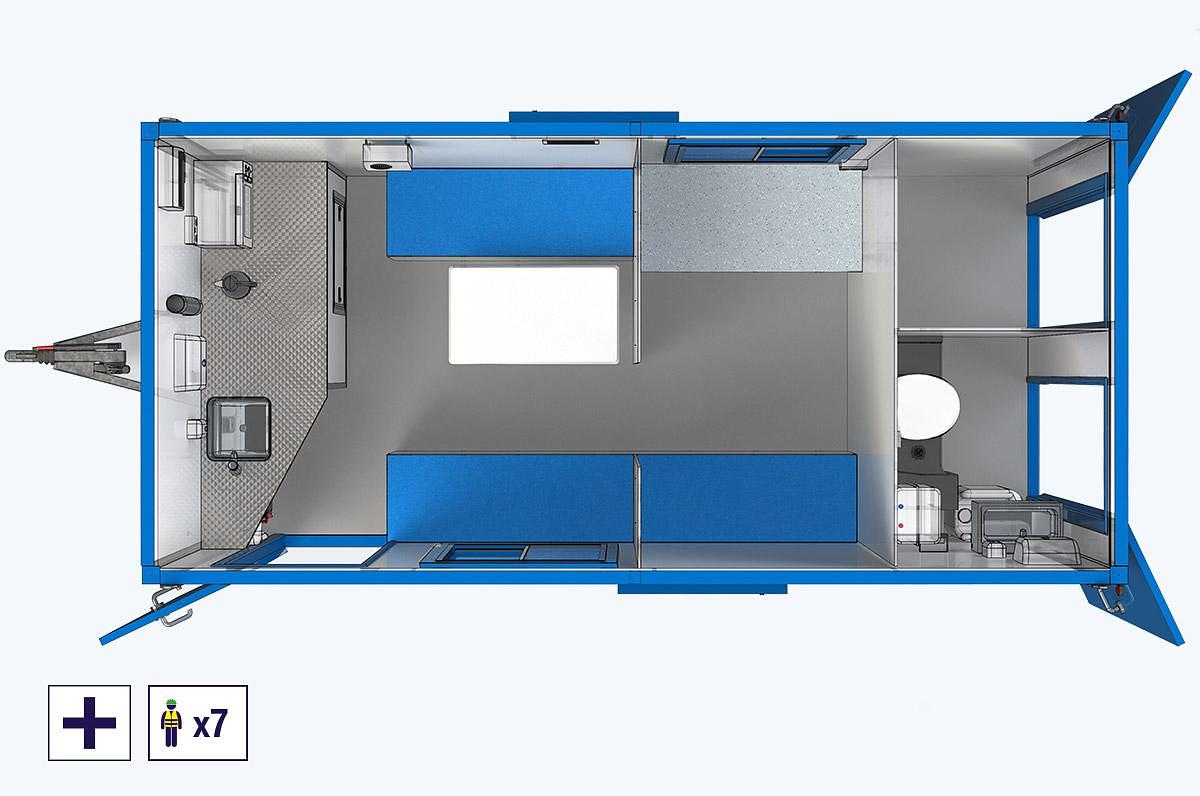ECOSMART 16ft Towable Welfare Unit