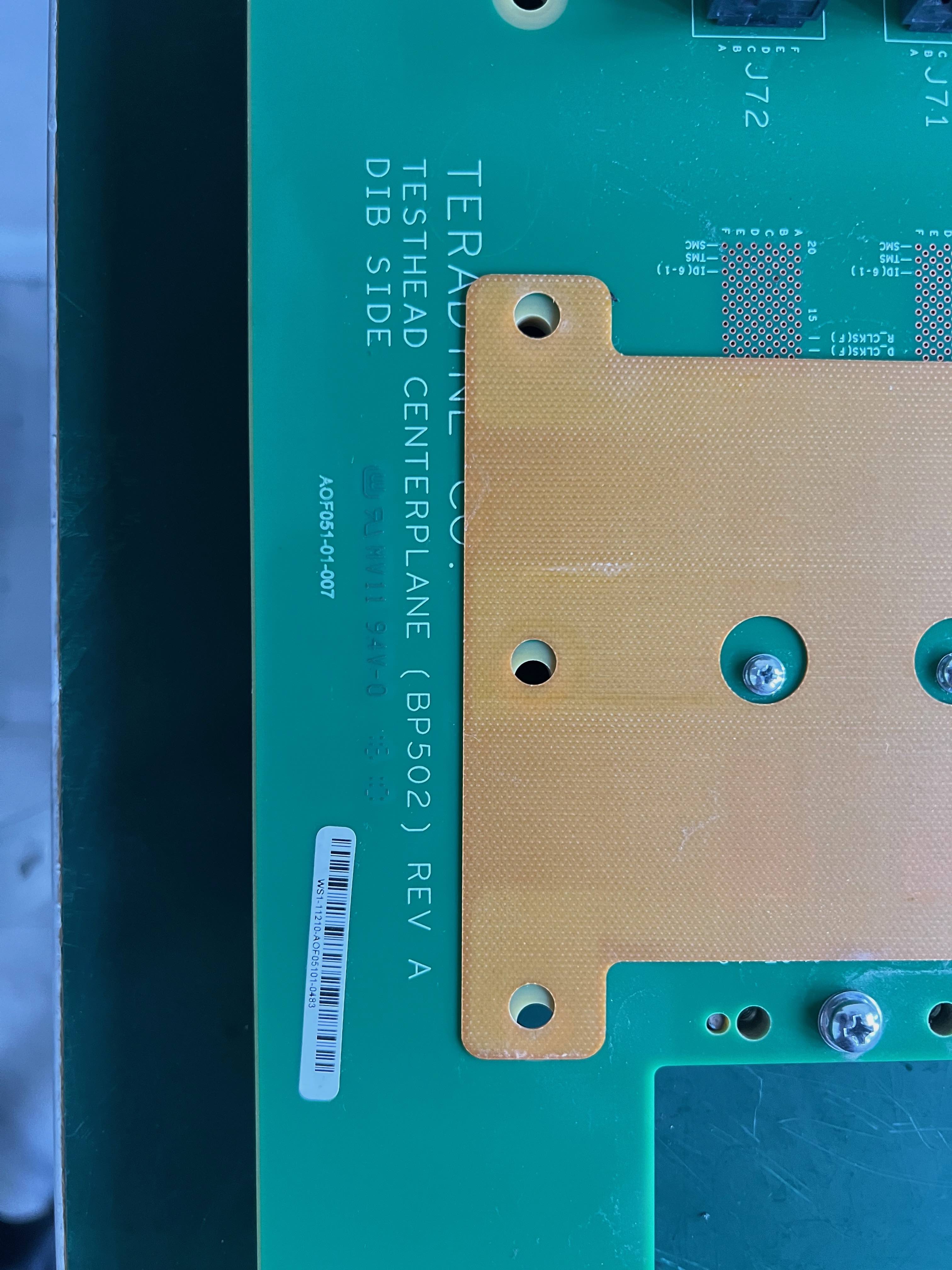 Used Teradyne microFLEX Testhead centerplane (BP502) RevA