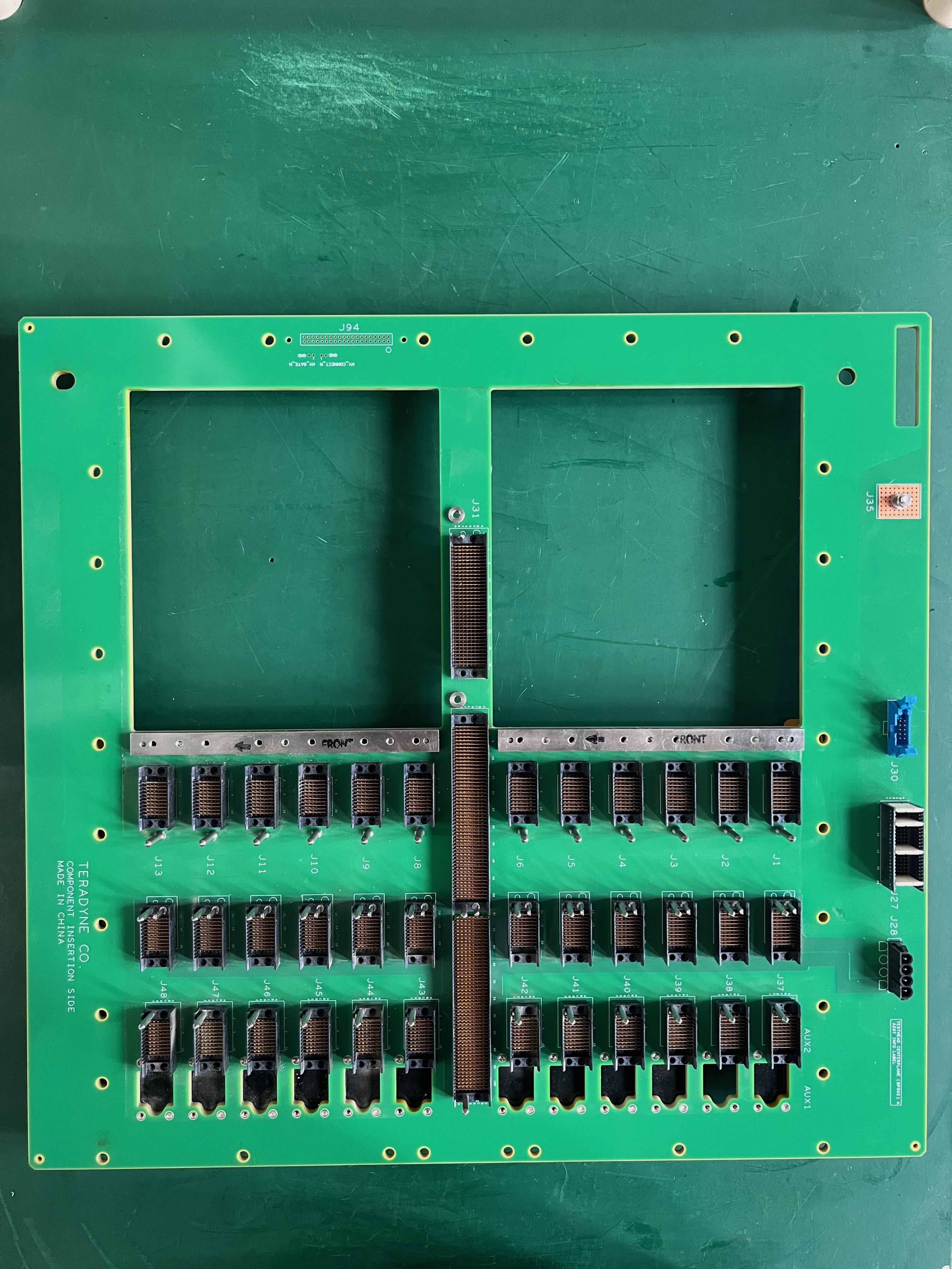 Used Teradyne microFLEX Testhead centerplane (BP502) RevA