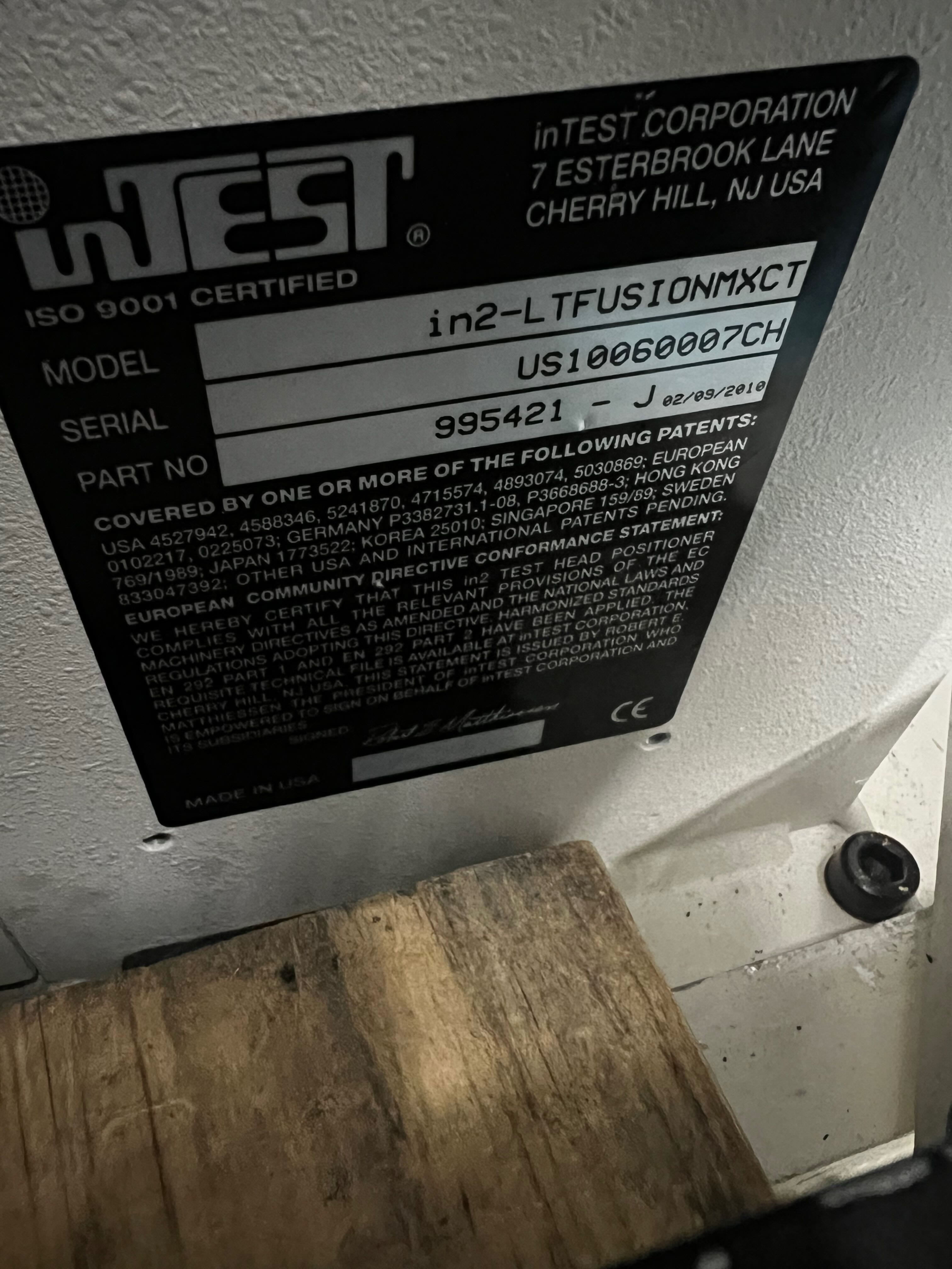 Used inTEST in2 Manipulator, MX