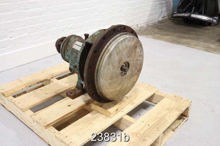 Used Goulds 3196 Power End, 3196Mt, 1.5X3X10, 6-Vane Impeller, 9.5" Impeller Diameter, Stainless Steel Impeller, Ductile Iron Stuffing Box, Mechanical Seal #23831