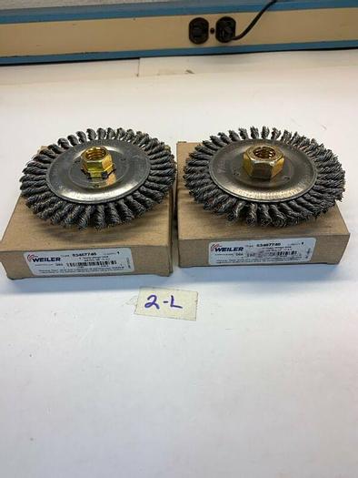 2-Weiler 5”Dually Stringer Bead.020Wire 5/8”-11 A.H.Wheels Fast Shipping!