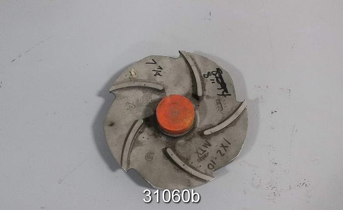 Used Goulds 3196 1x2x10 5 Vane Pump Impeller #31060