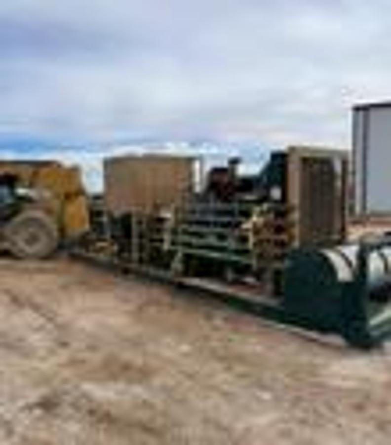 Used 600 HP Skidded Triplex Pump