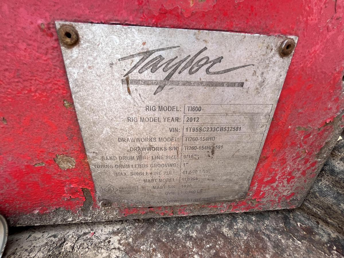 Used (2) Taylor TI600 Rigs