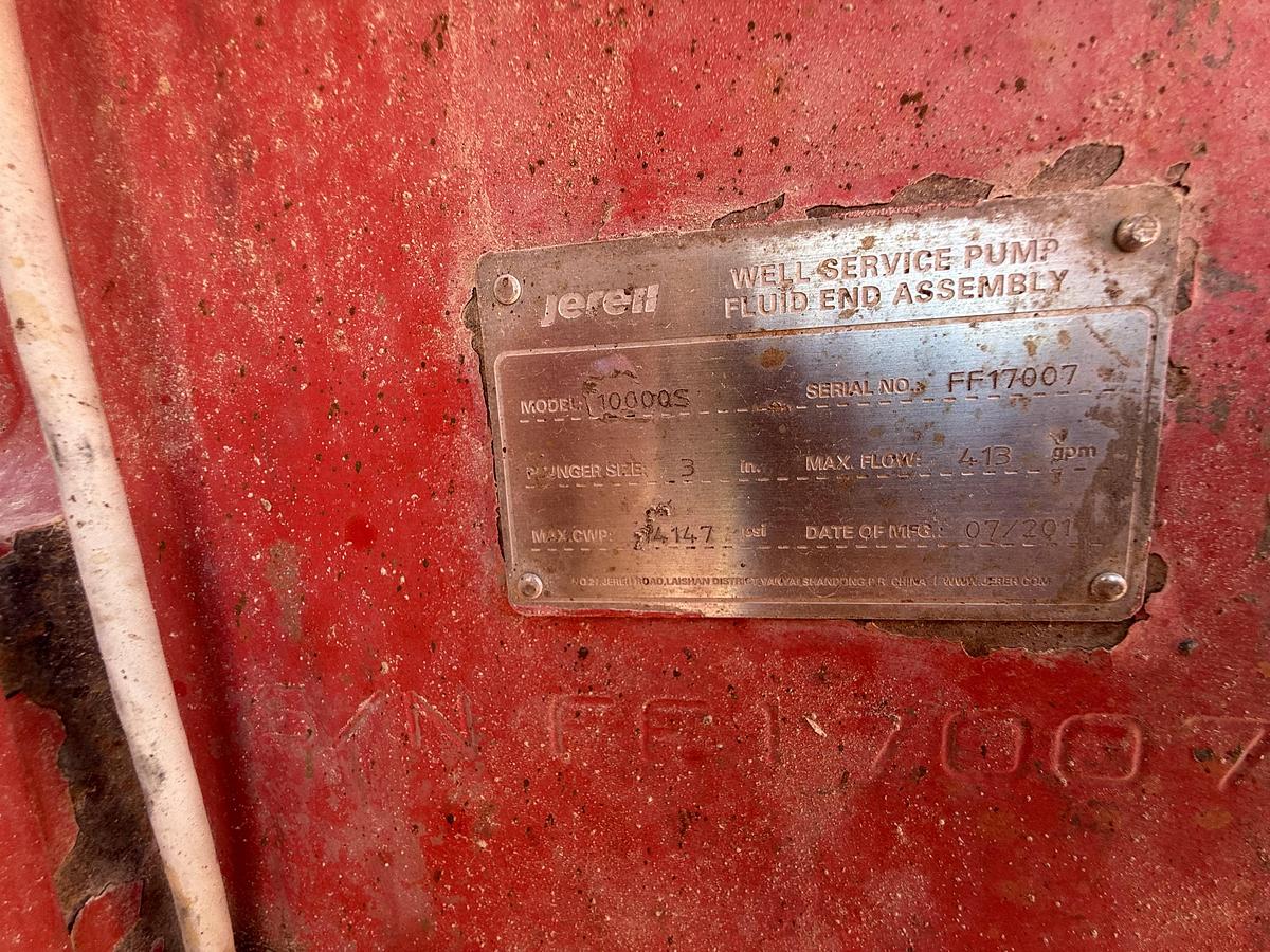 Used 2015 Jereh 800 hp Double Pump
