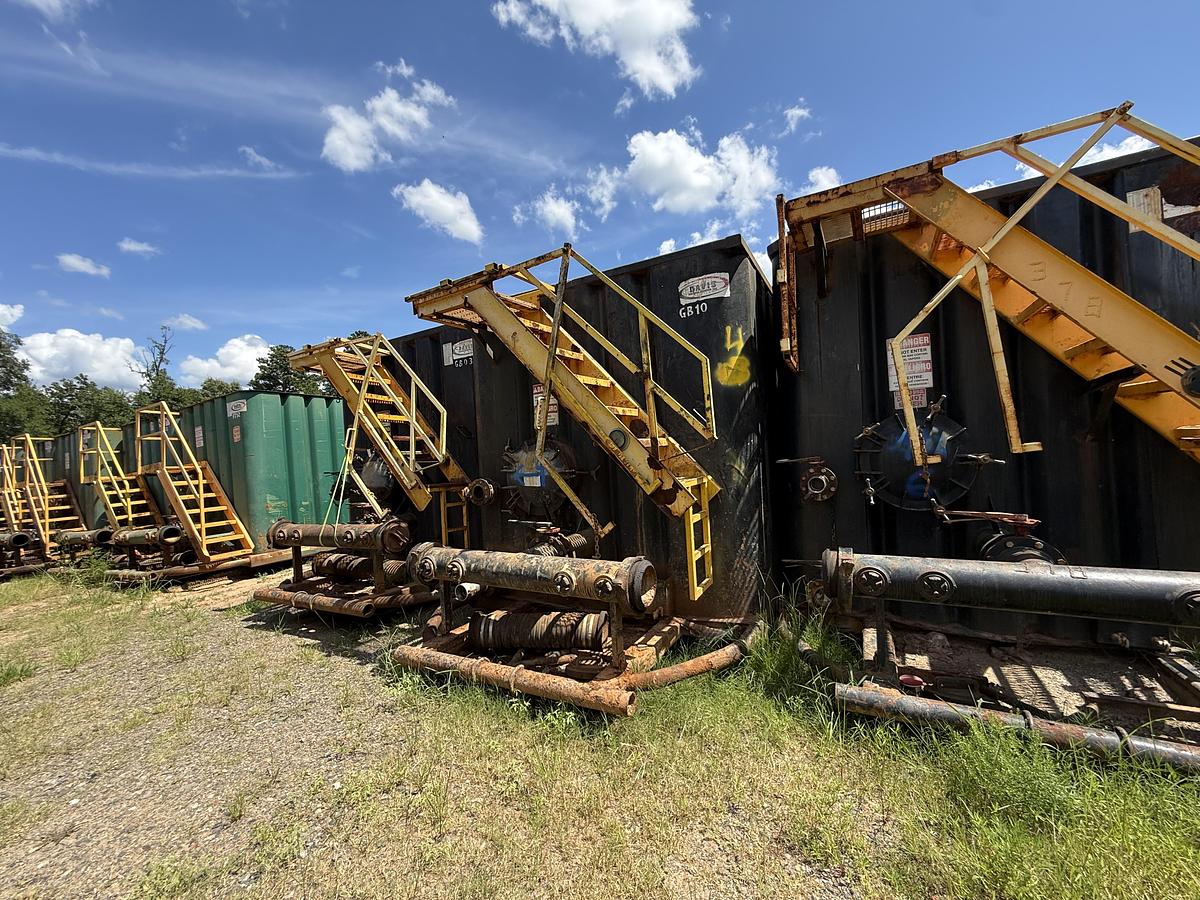 Used (18) 500bbl Dual Gas Buster Frac Tanks