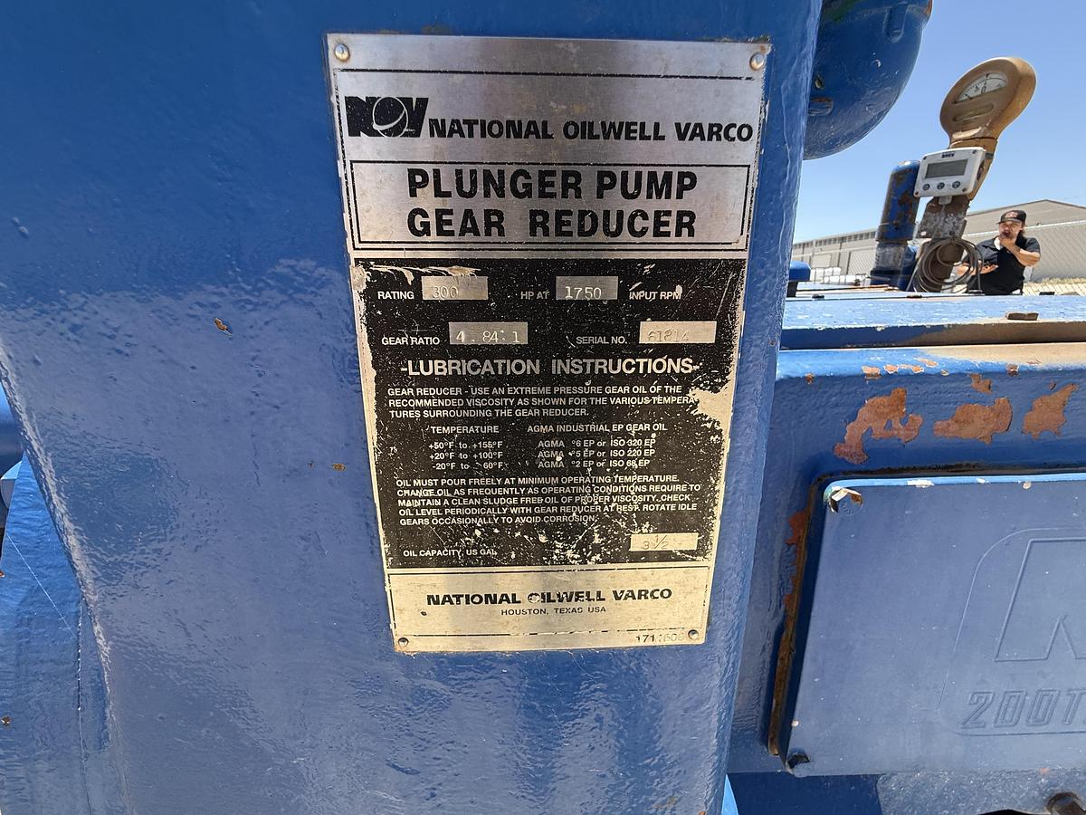 Used JWS  185 Well Service Pumps with Pits