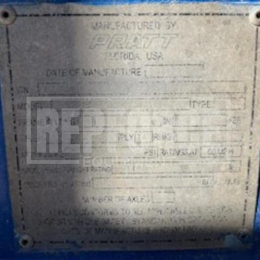 Used 2007 Triple Axle Frac Trailer