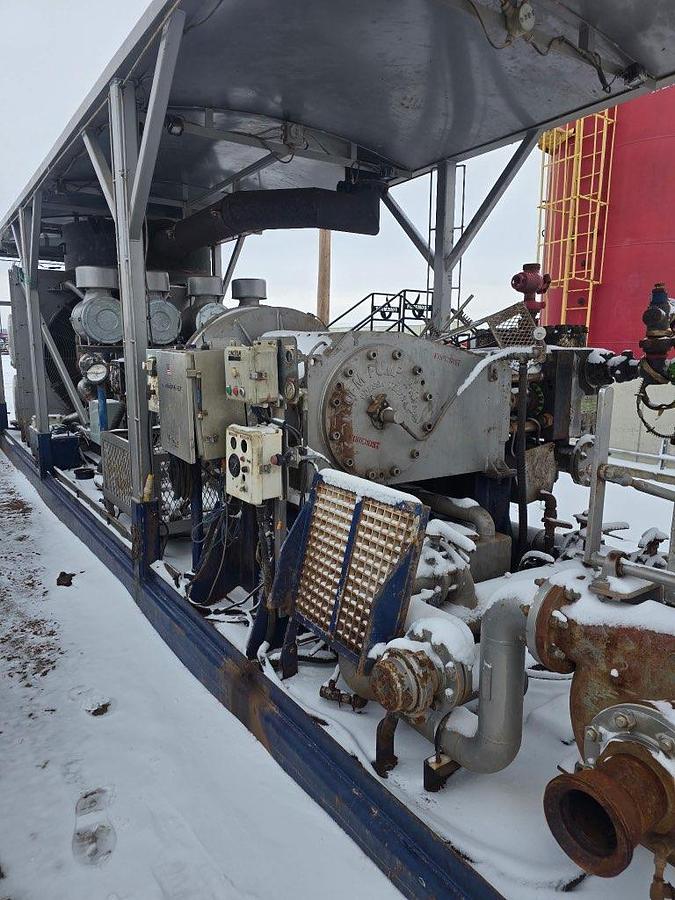 Used 1000 HP Skidded Fluid Pump
