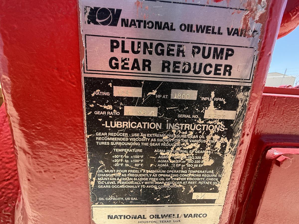 Used JWS  185 Well Service Pumps with Pits