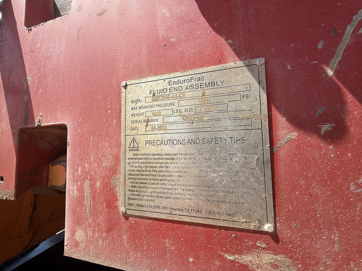 Used 2006 Peerless Quintuplex 2500 HP Pump