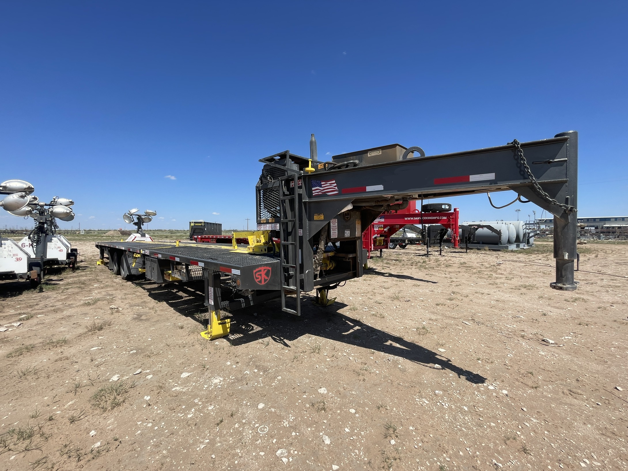 Used (2) Service King Pipe Buddy Laydown Machines