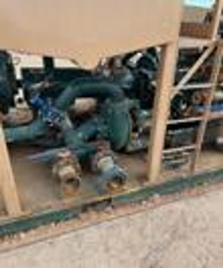 Used 600 HP Skidded Triplex Pump