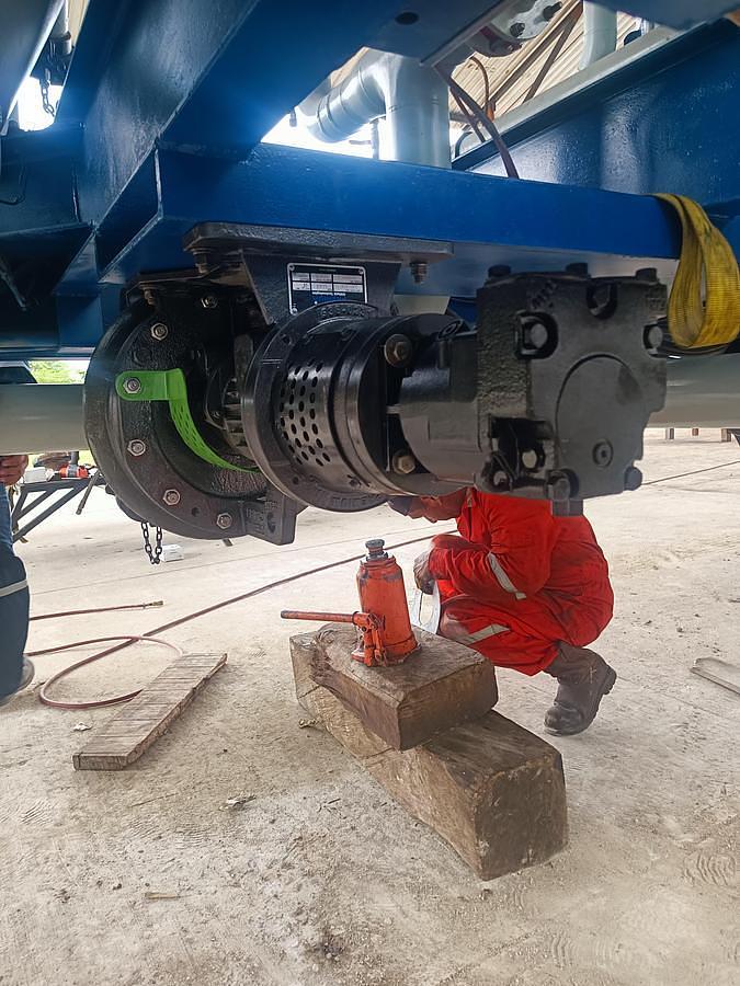Refurbished NOV Wilco 100 BBL Cement Batch Mixer