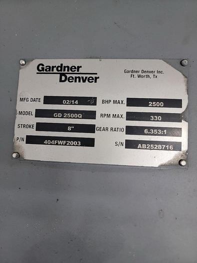 Used GD2500q Electric Pump Skid