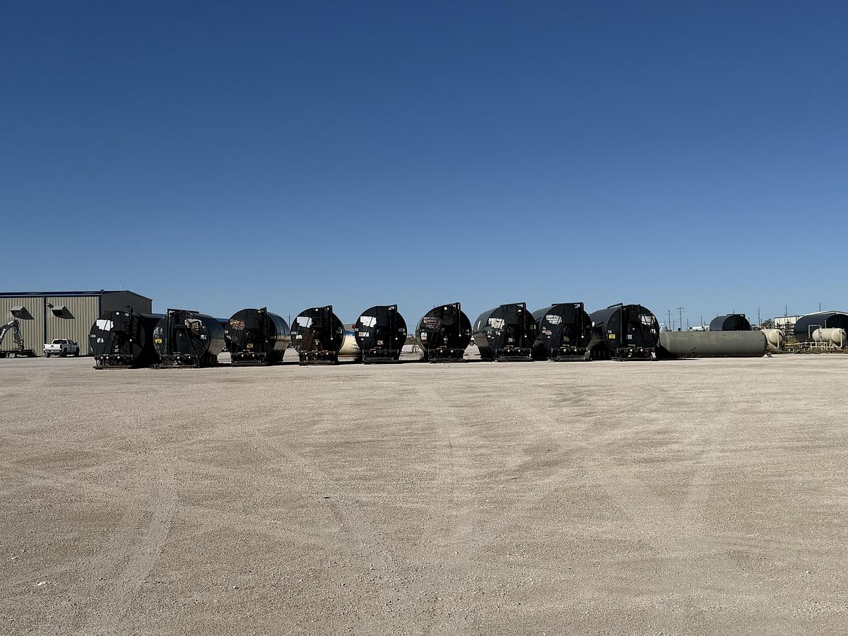 Used 500 BBL Skidded Frac Tanks