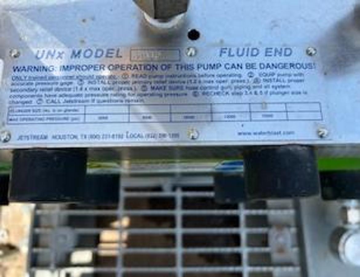 Used 2021 Jetstream 3000 Hydrostatic Test Pump