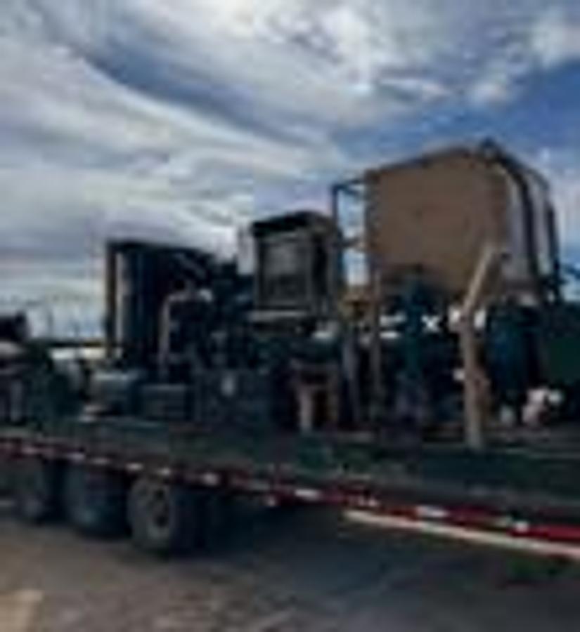 Used 600 HP Skidded Triplex Pump