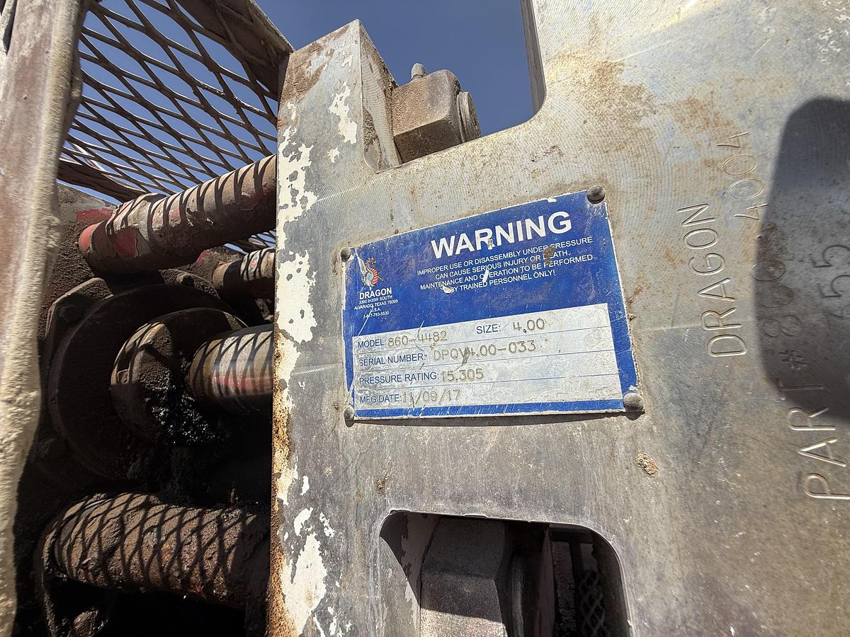 Used 2013 Dragon Quintuplex 2500 HP Pump