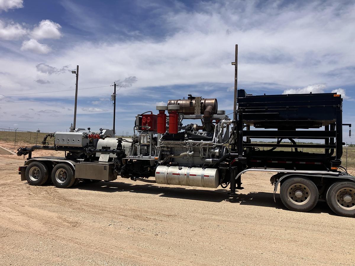 Used Dual Fuel Quinuplex Frac Pump Package