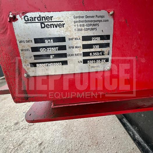 Used 2011 Triplex Frac Pump