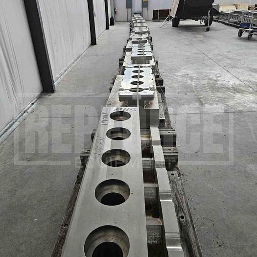 Used (11) Partially Machined Forum Quintuplex Stainless Steel Fluid Ends