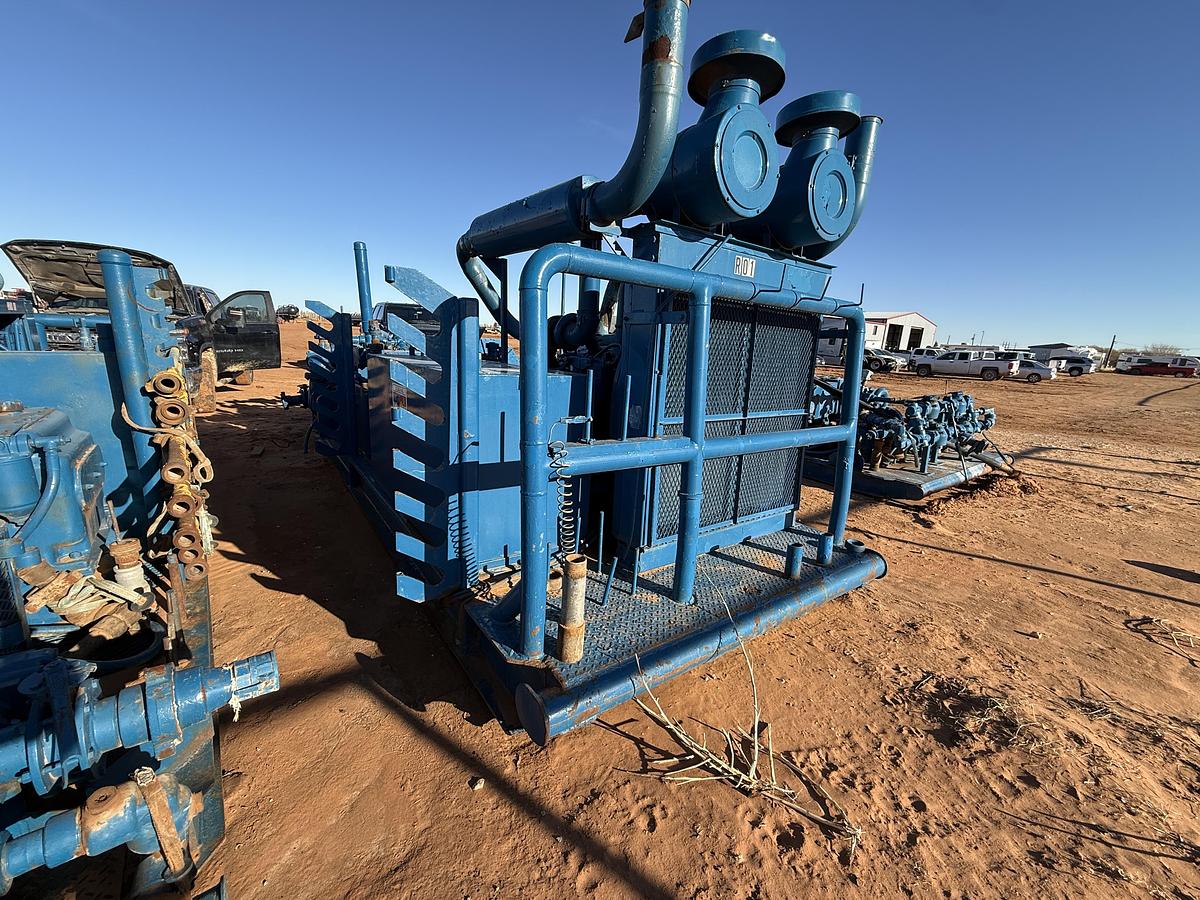 Used NOV SA640-5 Pump Skid